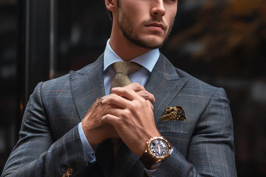 Durable Stainless Steel Quartz Wristwatch